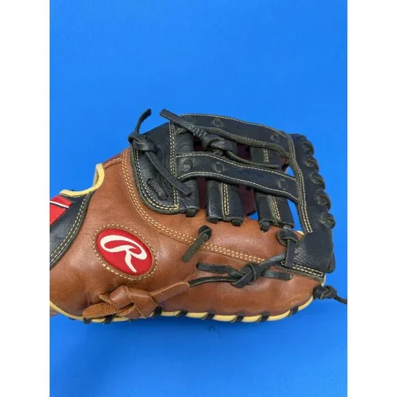 Rawlings Sandlot 1st Base Glove Pro Mitt Brown Black 12.5 in Baseball RHT SFM18 - Picture 5 of 8